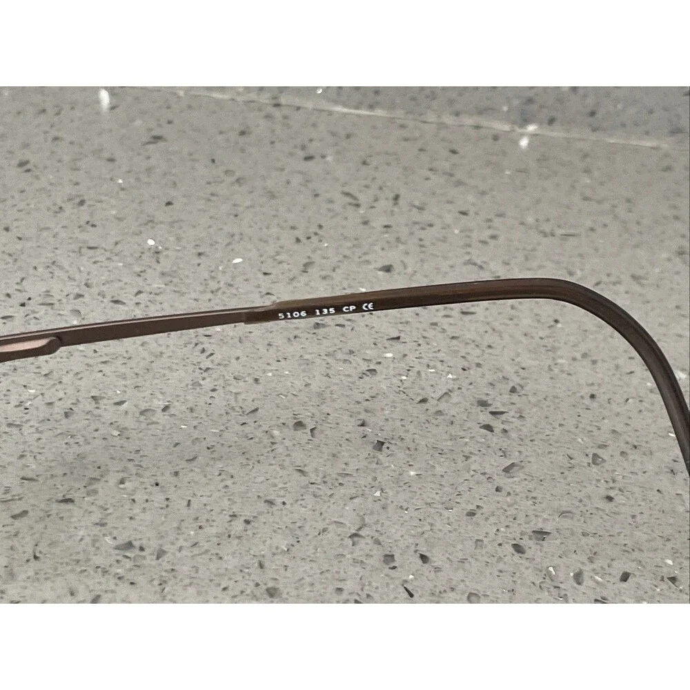 Minimize 5106 silver bronze 42-22-135 Metal Full Rim Eyeglasses Frames ONLY oval